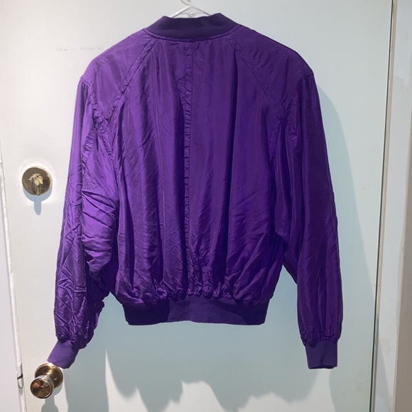 Purple bomber jacket - Picture 3 of 3